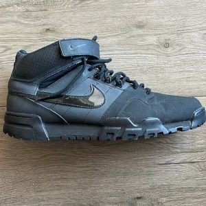 Nike Mogan Mid 2 OMS Black Anthracite Size 11.5 Men's High Top Sneakers